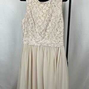 Speechless Cream Lace Party Dress